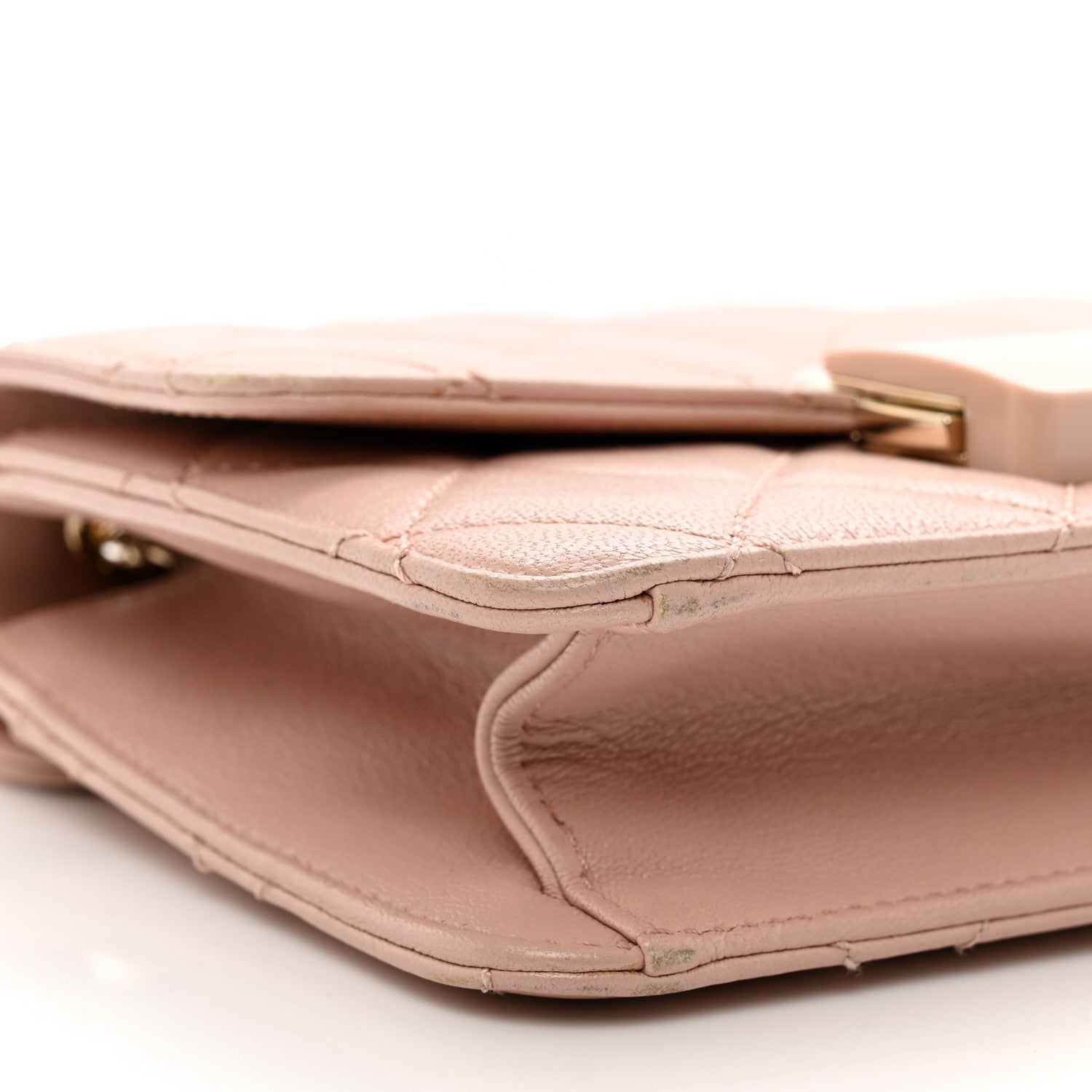 Chanel Sheepskin Quilted Mini Beauty Lock Flap Pink 9 of 13