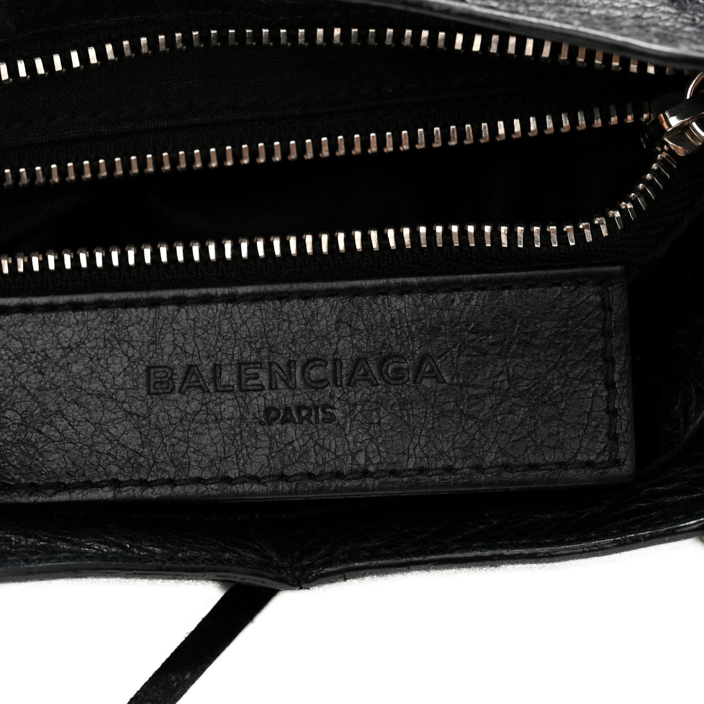 Agneau Classic Silver Hardware Mini City Black