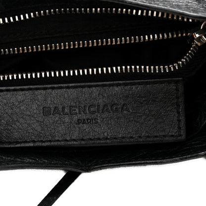 Balenciaga Agneau Classic Silver Hardware Mini City Black 7 of 12