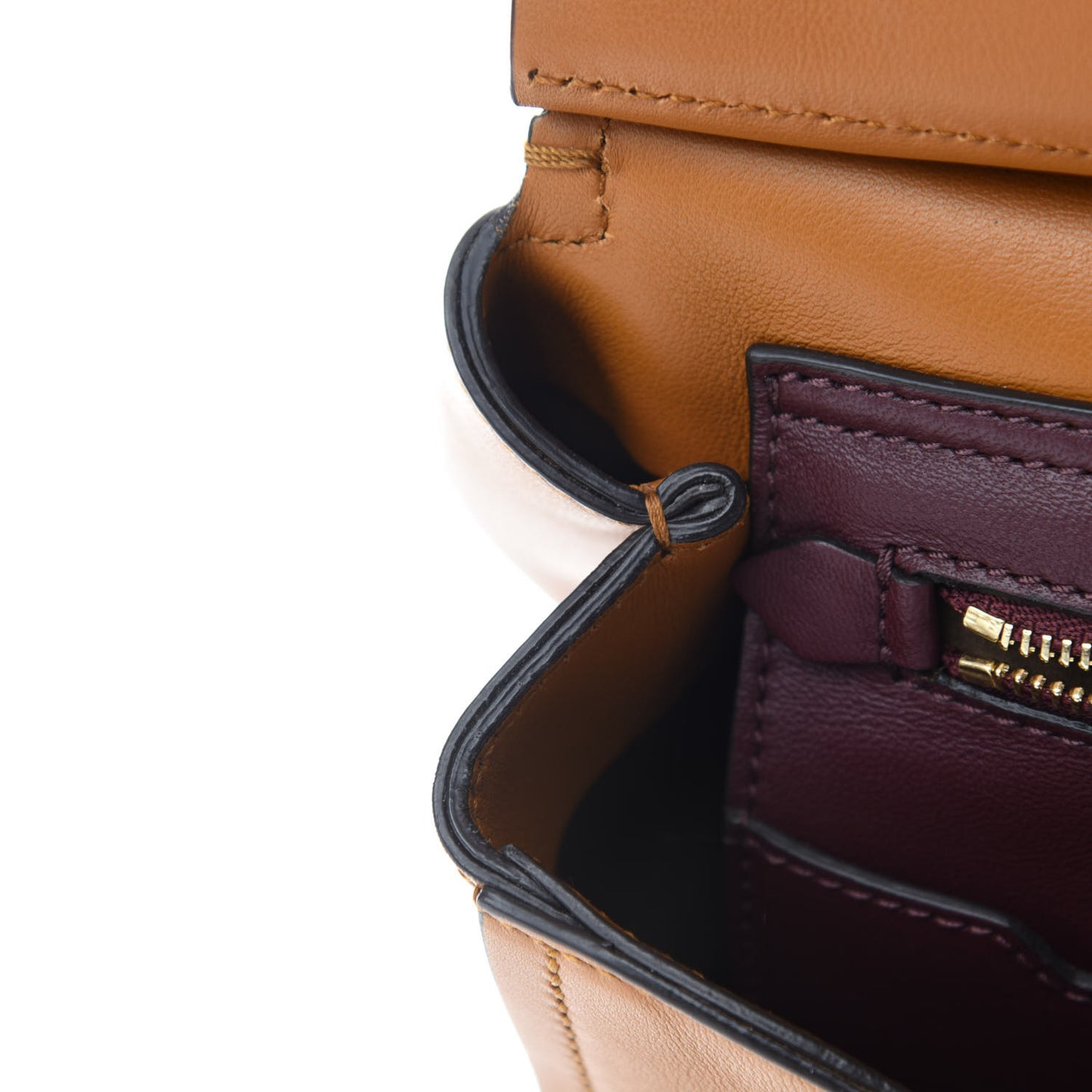 Calfskin Small Mystic Shoulder Bag Desert