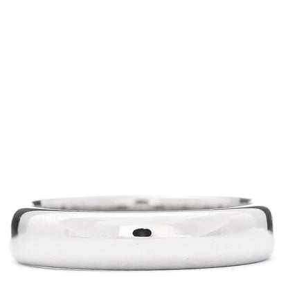 Tiffany Platinum 4.5mm Classic Wedding Band Ring 56 7.5 3 of 4