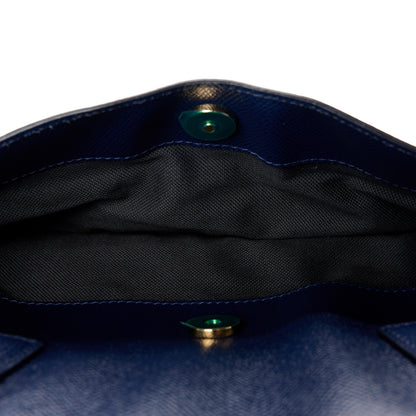 Salvatore Ferragamo Calfskin Briana Tote Navy 11 of 11