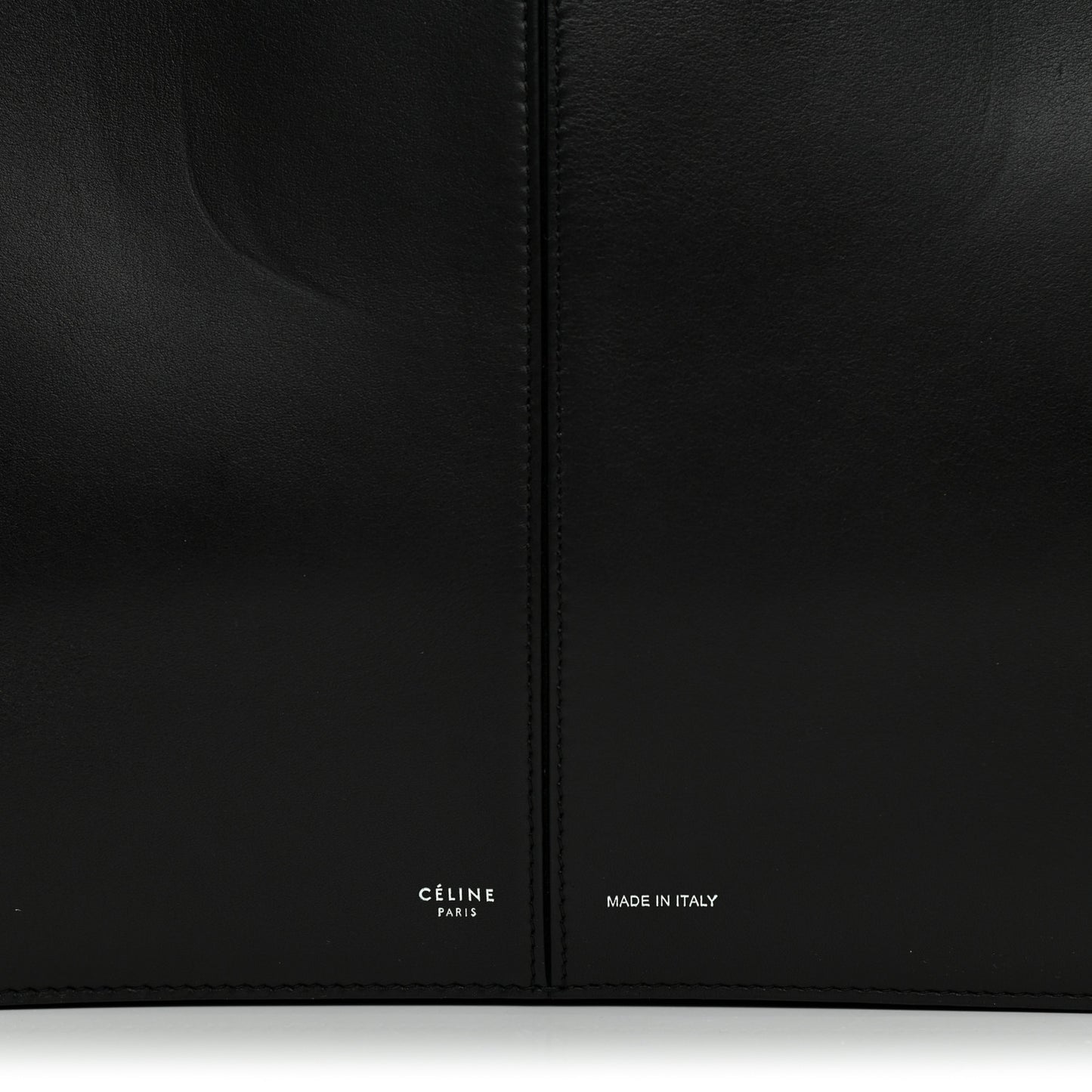 Smooth Calfskin Small Tri-Fold Shoulder Bag Black
