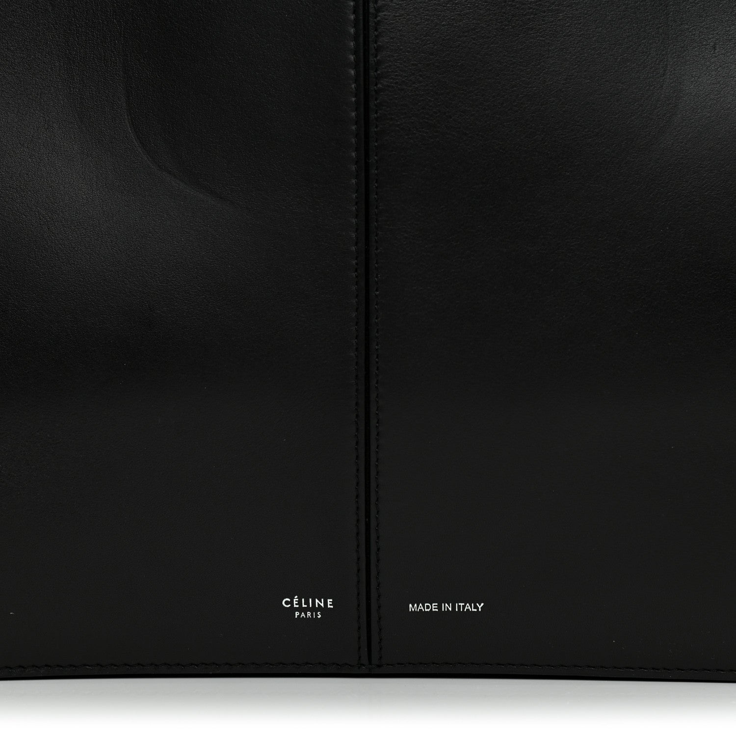 Celine Smooth Calfskin Small Tri-Fold Shoulder Bag Black 6 of 10