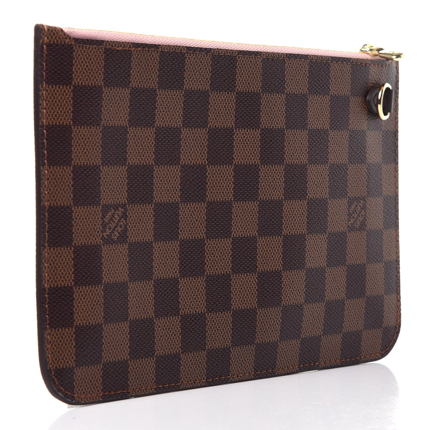 Damier Ebene Neverfull MM GM Pochette Rose Ballerine