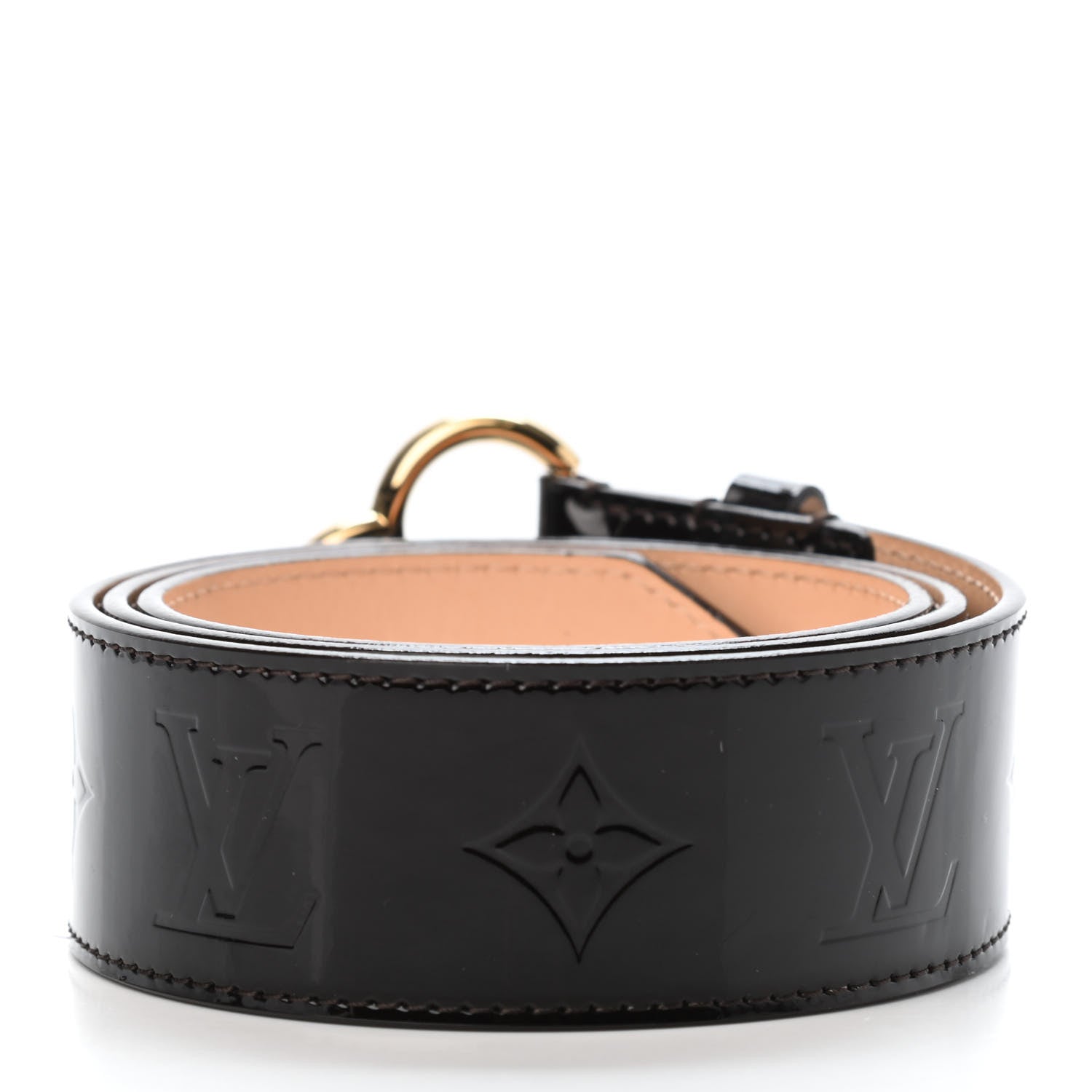 Louis Vuitton Vernis Fleur Belt 85 34 Amarante 2 of 6