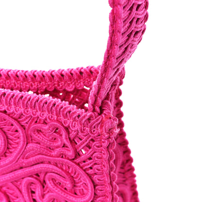 Dolce & Gabbana Cordonetto Lace Shoulder Bag Fuchsia 11 of 12