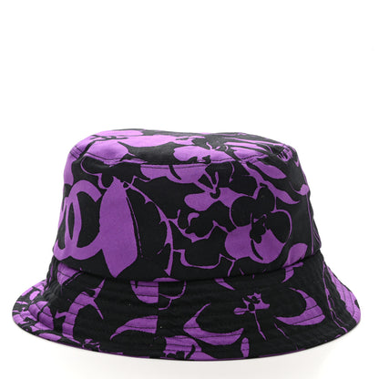Chanel Canvas CC Cloche Hat M Purple Black 6 of 8