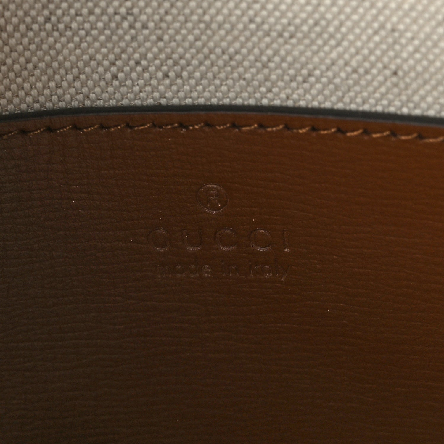 Gucci GG Supreme Monogram Azalea Calfskin Retro Interlocking G Flat Messenger Bag Beige Ebony Brown Sugar 6 of 9