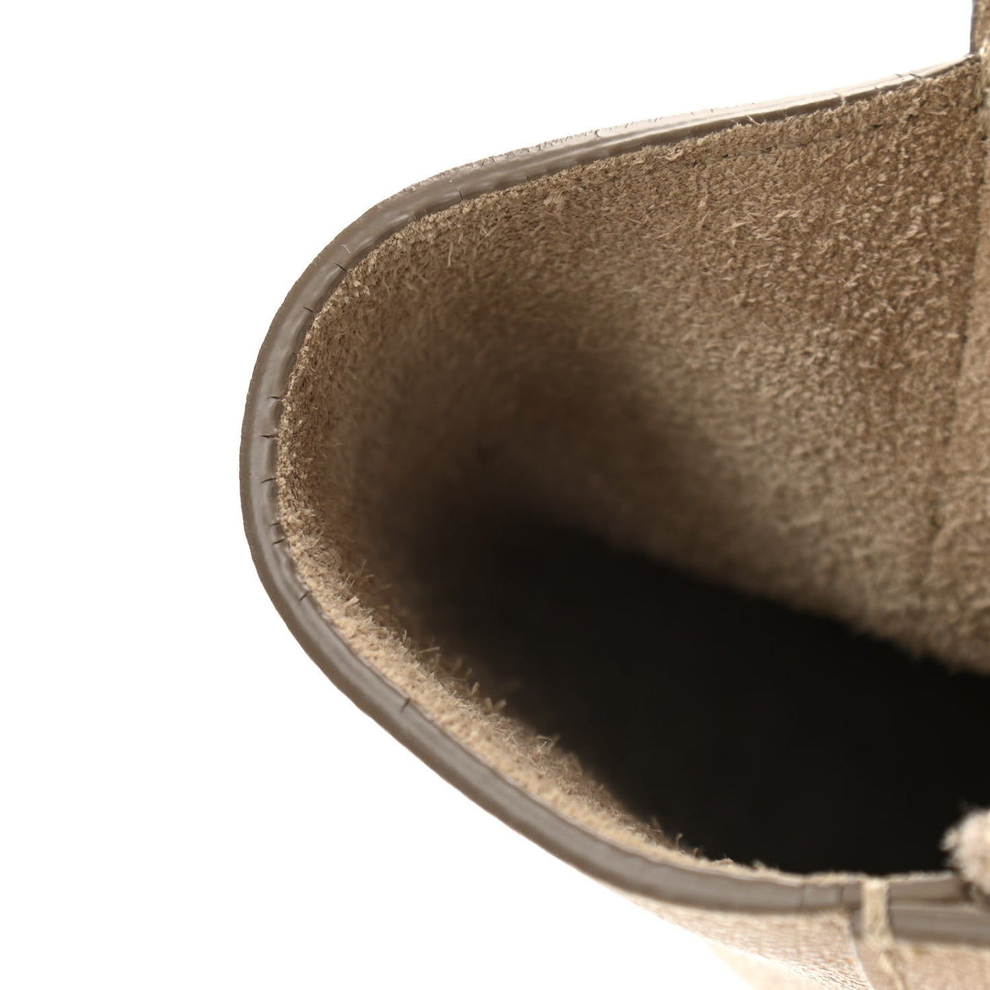 Grained Calfskin Micro Belt Bag Light Taupe