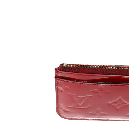 Louis Vuitton Vernis Key Pouch NM Cherry 8 of 10