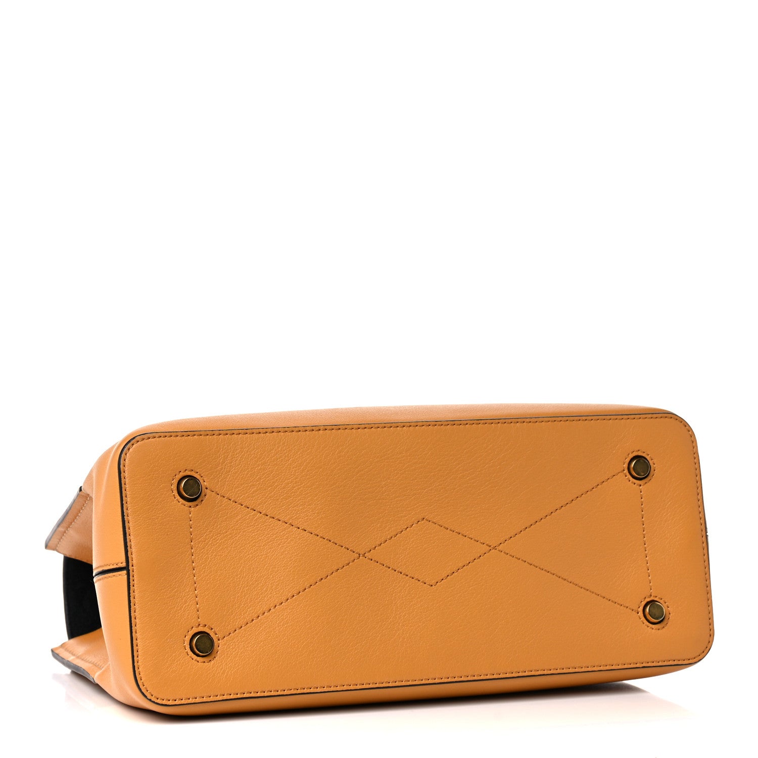 Mulberry Silky Calfskin Small Seaton Deep Amber 5 of 14