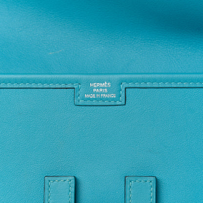 Hermes Swift Jige Elan 29 Clutch Turquoise 6 of 11