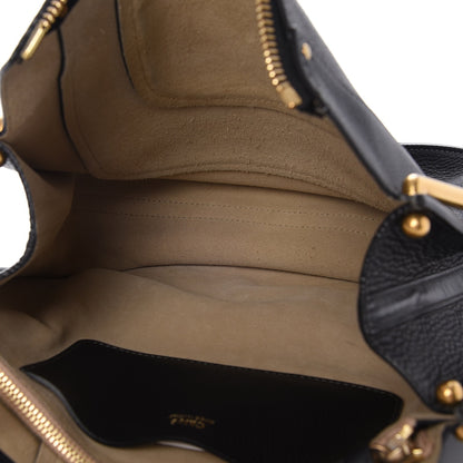 Chloe Grained Calfskin Small Hayley Hobo Black 5 of 7