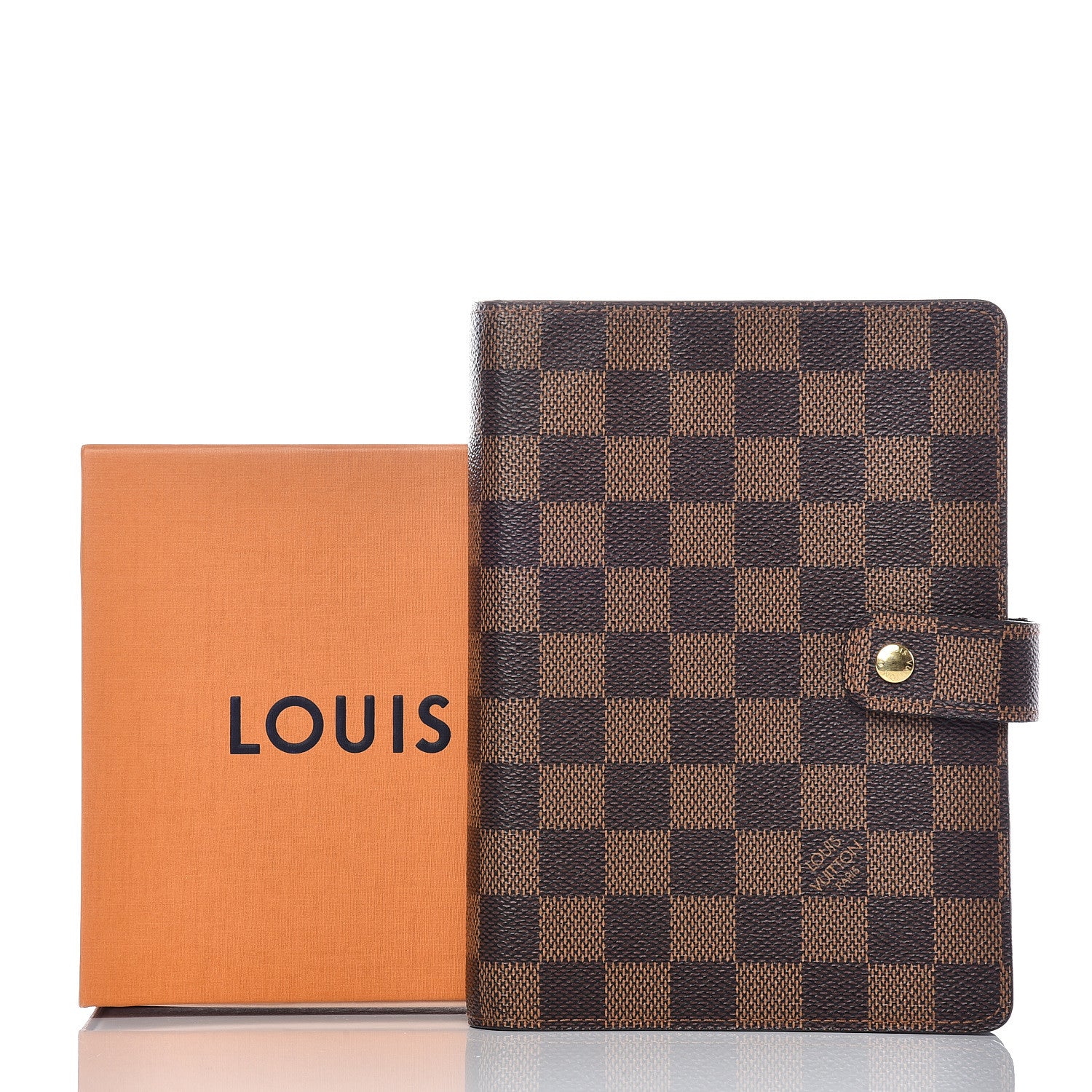 Louis Vuitton Damier Ebene Medium Ring Agenda Cover 12 of 12