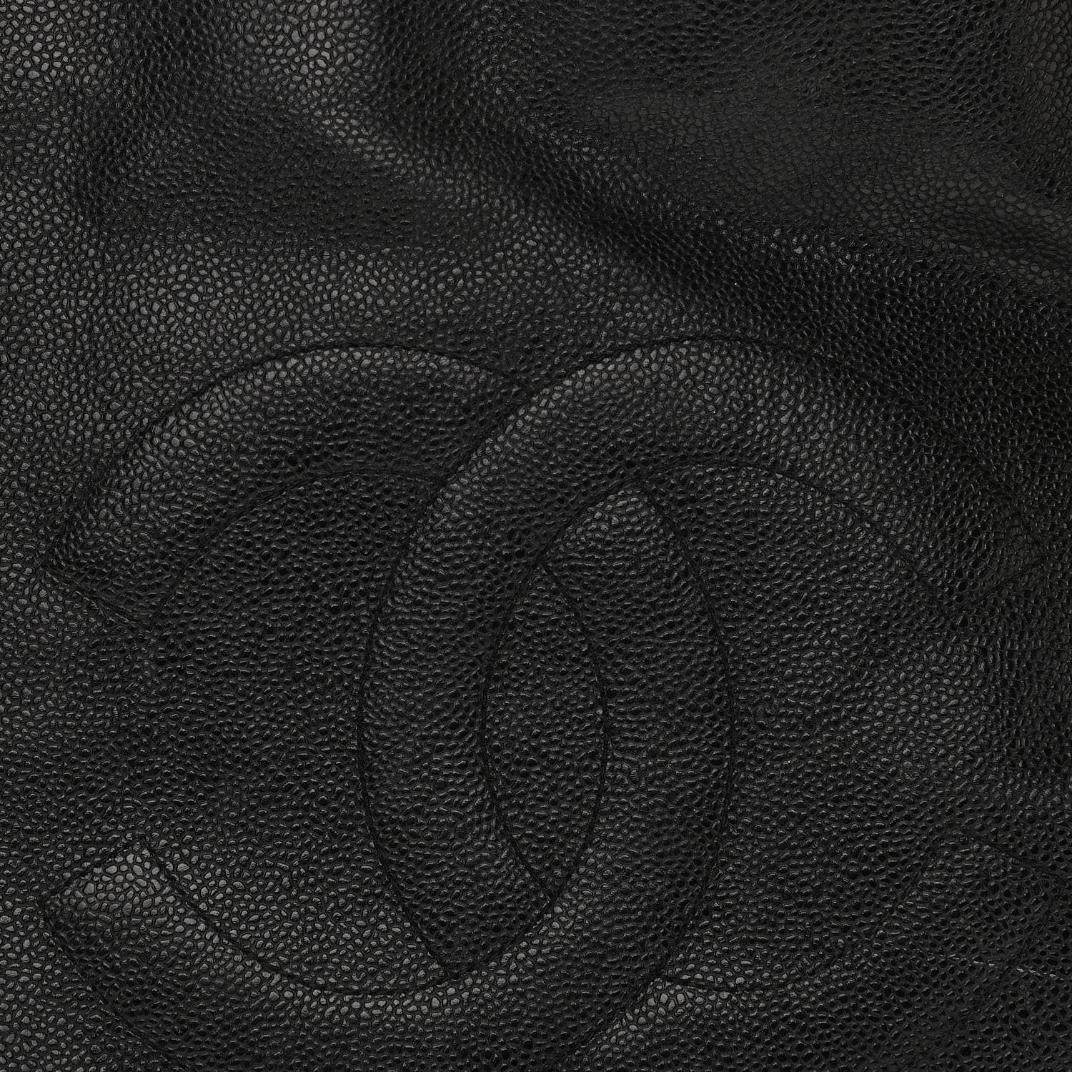 Chanel Caviar CC Tote Black 7 of 9