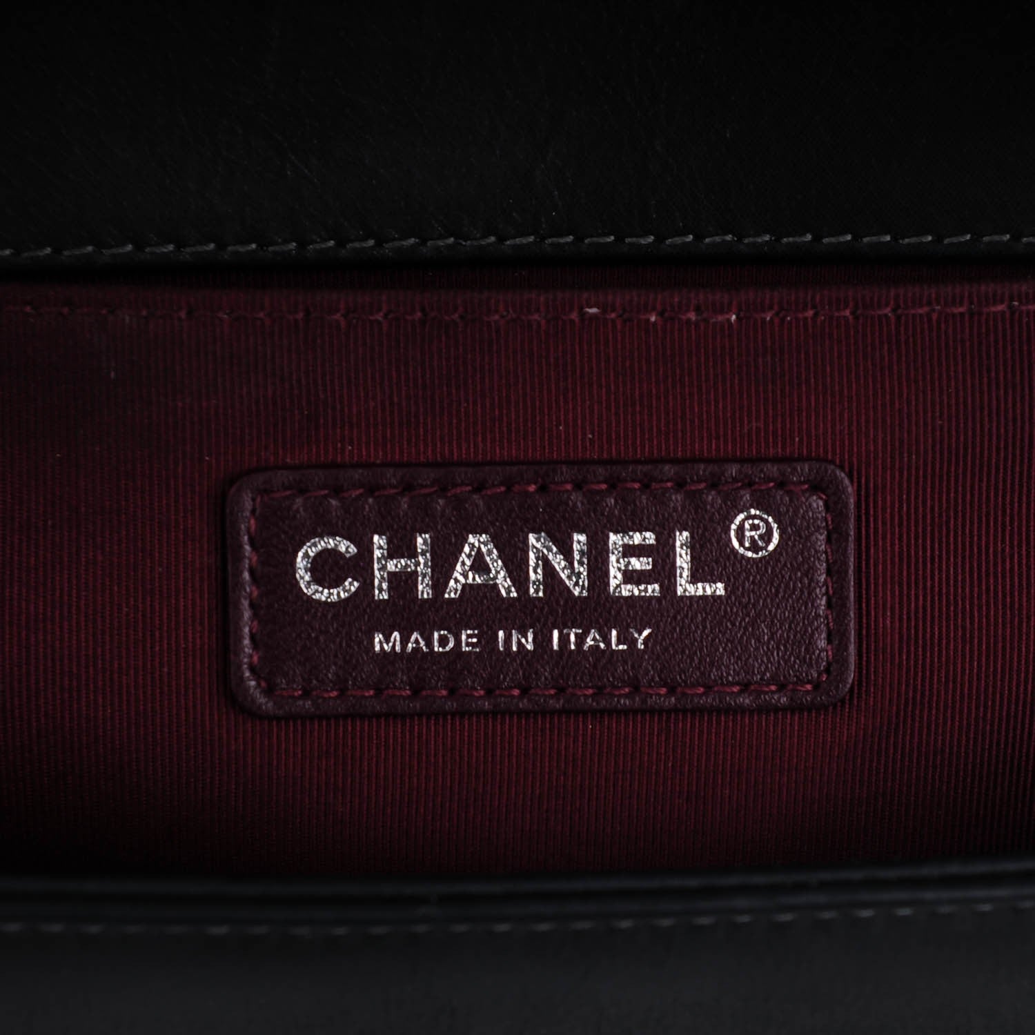 Chanel Iridescent Calfskin Quilted Medium Boy Flap Black 6 of 8