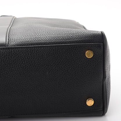 Tom Ford Calfskin Buckley Flat Trapeze Briefcase Black 12 of 12