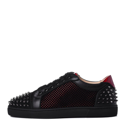 Christian Louboutin Suede Mens Seavaste 2 Orlato Flat Sneakers 42 Black 1 of 14
