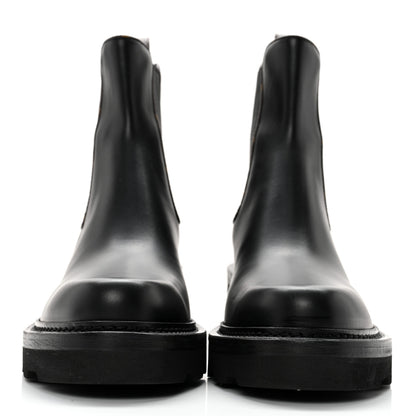 Louis Vuitton Calfskin Monogram Beaubourg Ankle Boots 39 Black 2 of 11