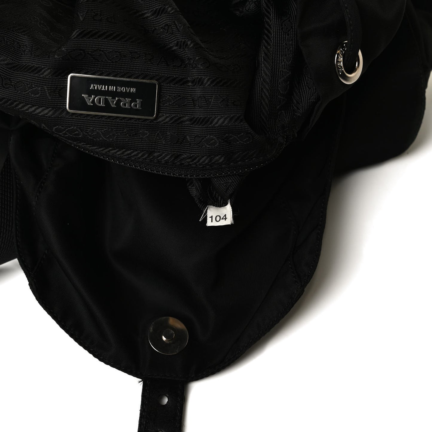 Tessuto Nylon Small Backpack Black