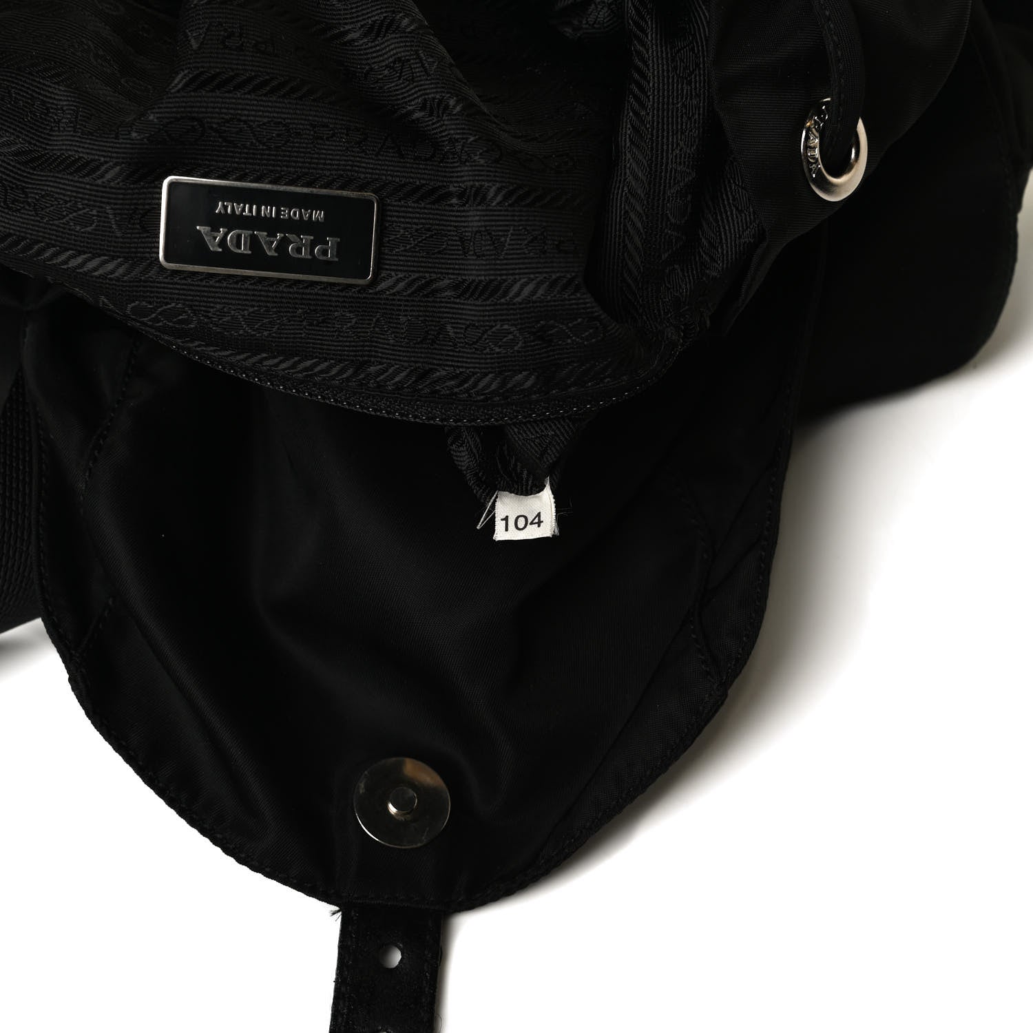 Prada Tessuto Nylon Small Backpack Black 7 of 16