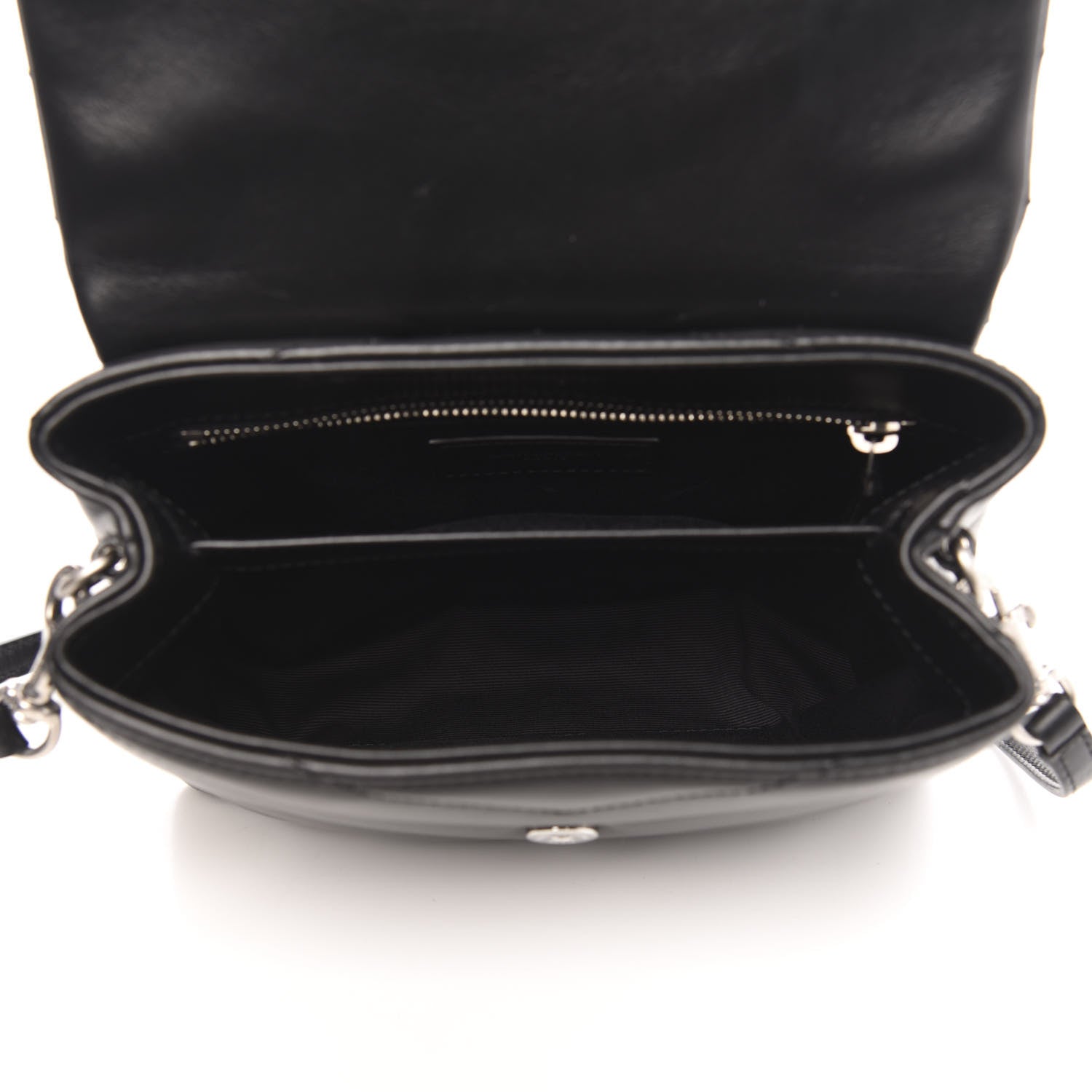 Saint Laurent Calfskin Y Quilted Monogram Toy Loulou Crossbody Bag Black 5 of 10