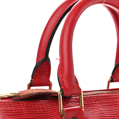Louis Vuitton Epi Speedy 25 Castillan Red 10 of 13