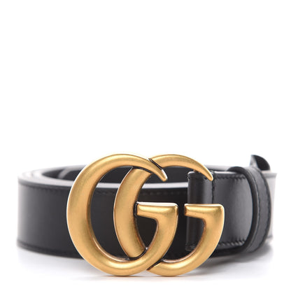 Gucci Moon Calfskin Double G 30mm Belt 105 42 Black 1 of 6
