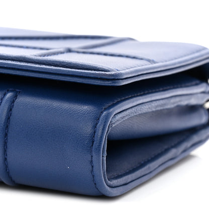 Christian Dior Lambskin Diorama Croisiere Chain Wallet Blue 9 of 9