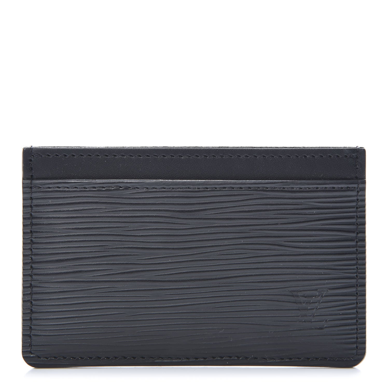 Louis Vuitton Epi Card Holder Black 1 of 7