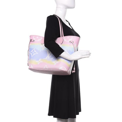 Louis Vuitton Monogram Escale Neverfull MM Pastel 2 of 11