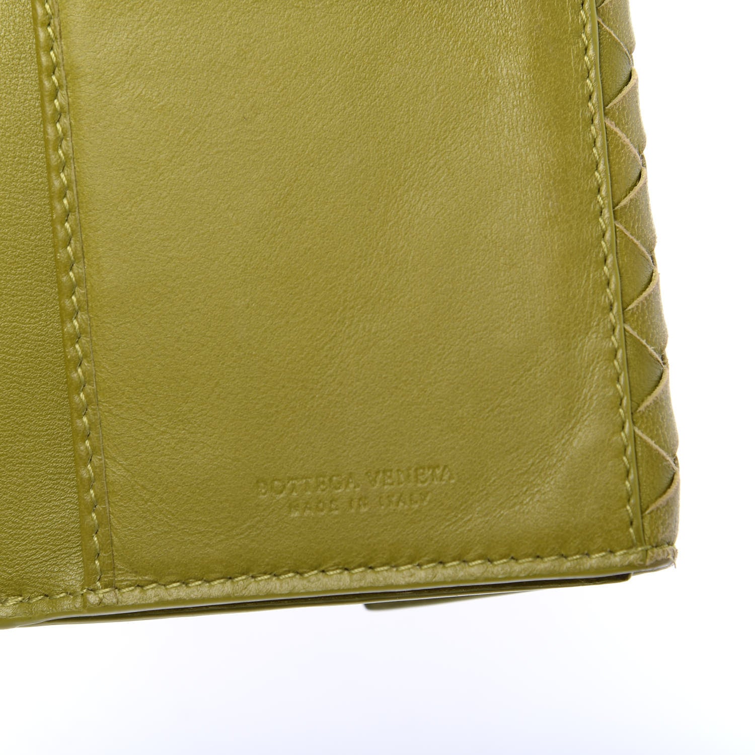 Bottega Veneta Nappa Intrecciato Continental Flap Wallet Green 7 of 7