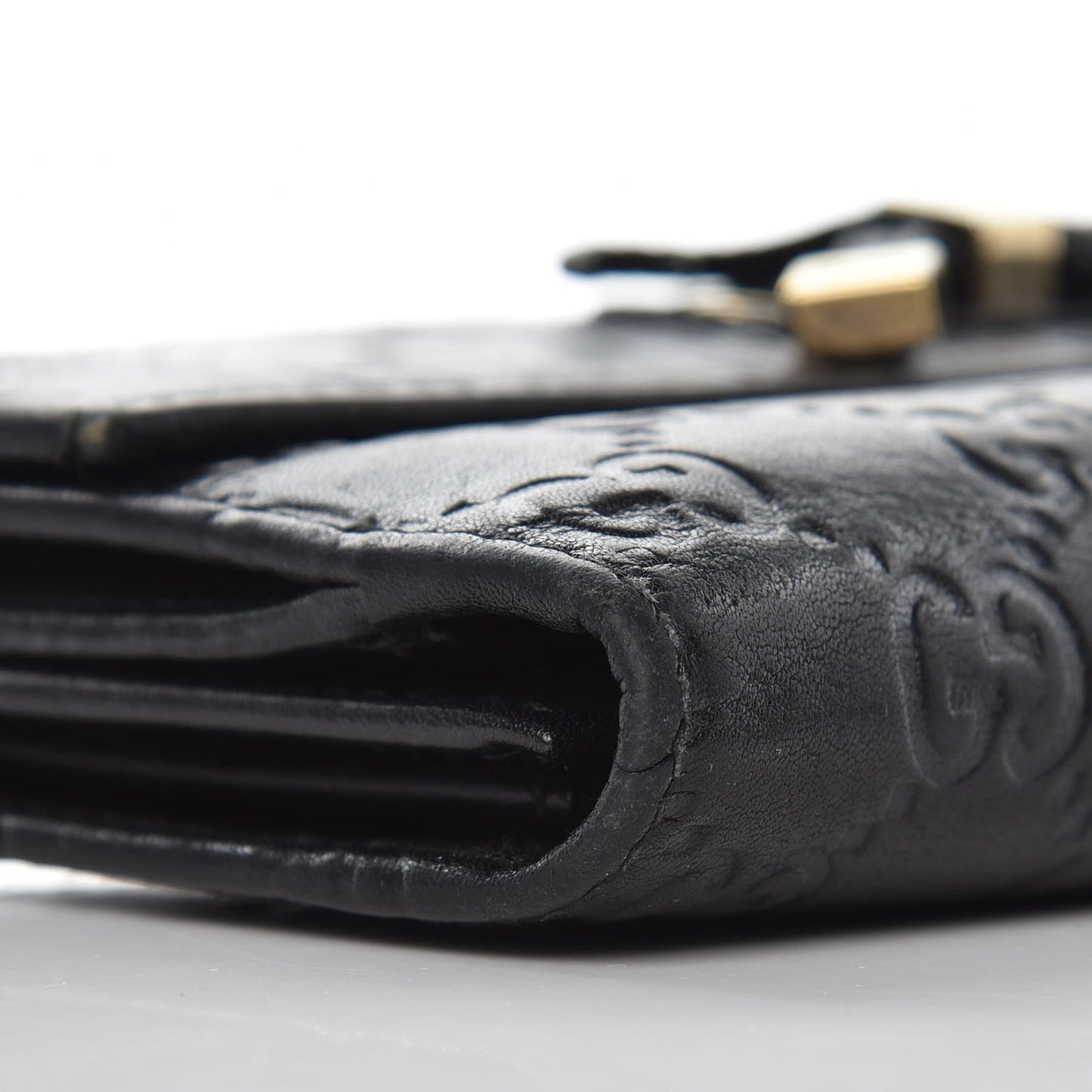 Guccissima Princy Continental Wallet Black