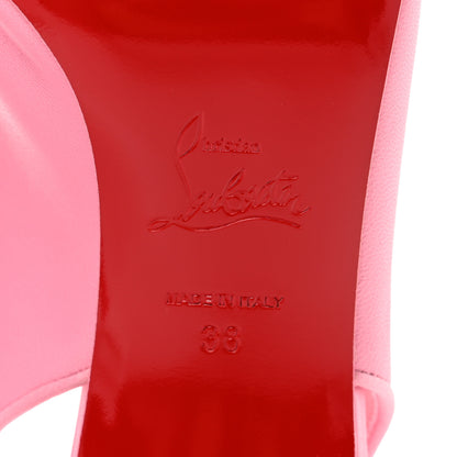 Christian Louboutin Nappa Sporty Kate Slingback 55 Pumps 38 Calipso 7 of 9