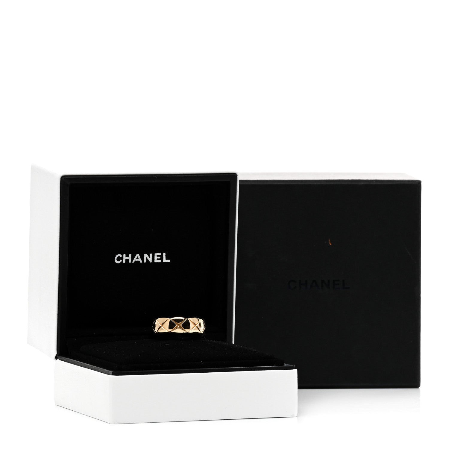 Chanel 18K Yellow Gold Small Coco Crush Ring 55 7.25 4 of 4