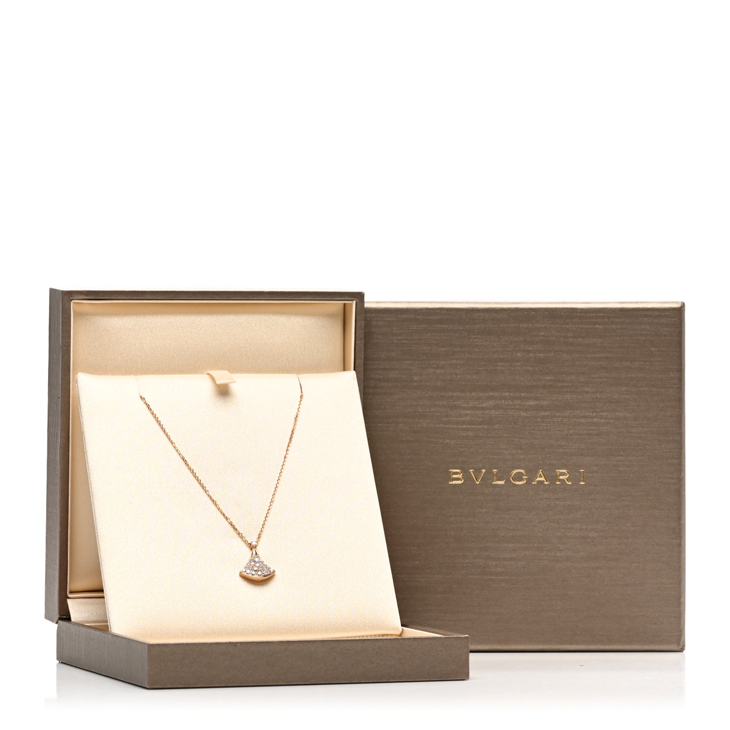18K Rose Gold Diamond Divas' Dream Pave Pendant Necklace