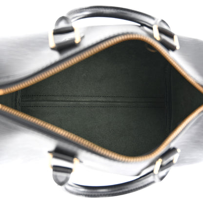 Louis Vuitton Epi Speedy 25 Black 5 of 15