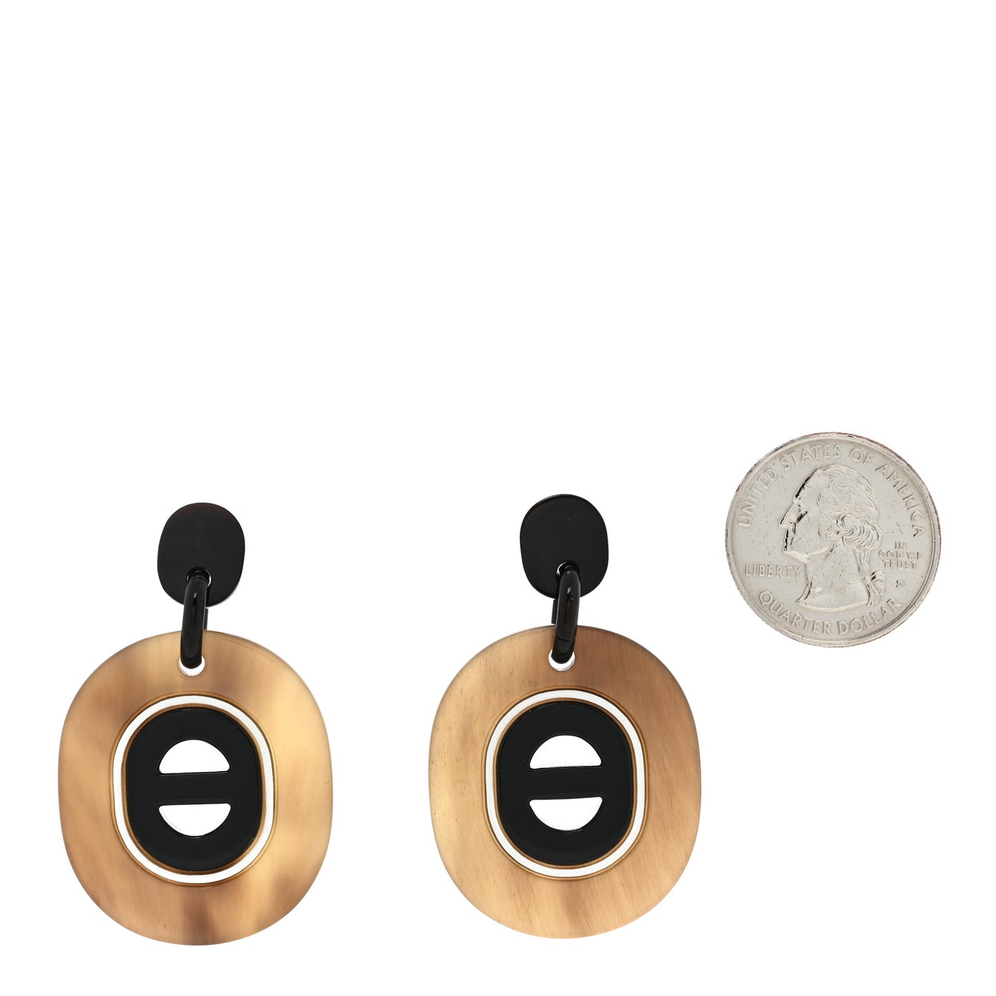 Buffalo Horn Fidelio Virage Earrings Ivoire