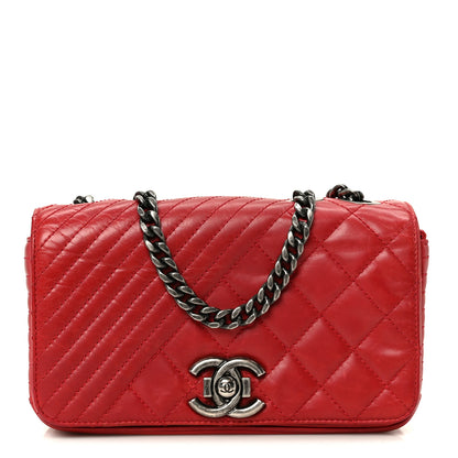 Chanel Glazed Calfskin Quilted Small Coco Boy Flap Red 1 of 10