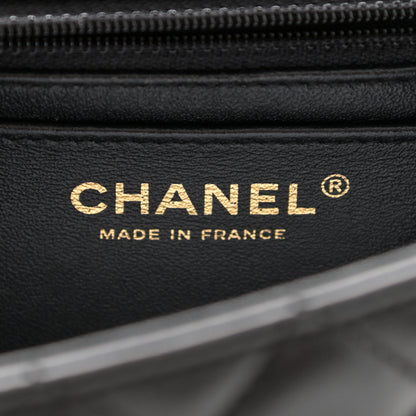 Chanel Lambskin Quilted Mini Rectangular Flap Black 6 of 8