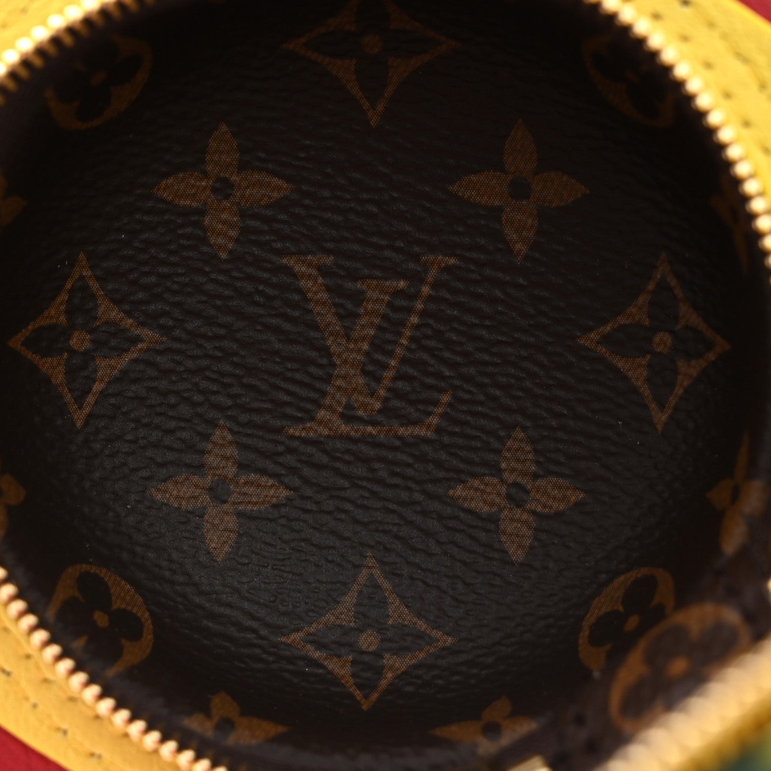 Louis Vuitton Monogram Calfskin Burger Pouch Charm Bag Charm 4 of 5