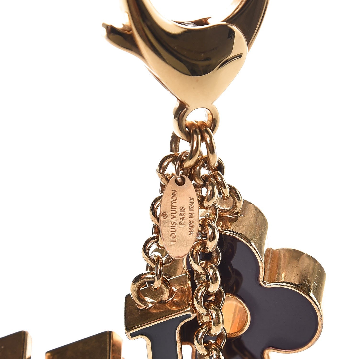 Louis Vuitton Fleur De Monogram Bag Charm Dore 3 of 3