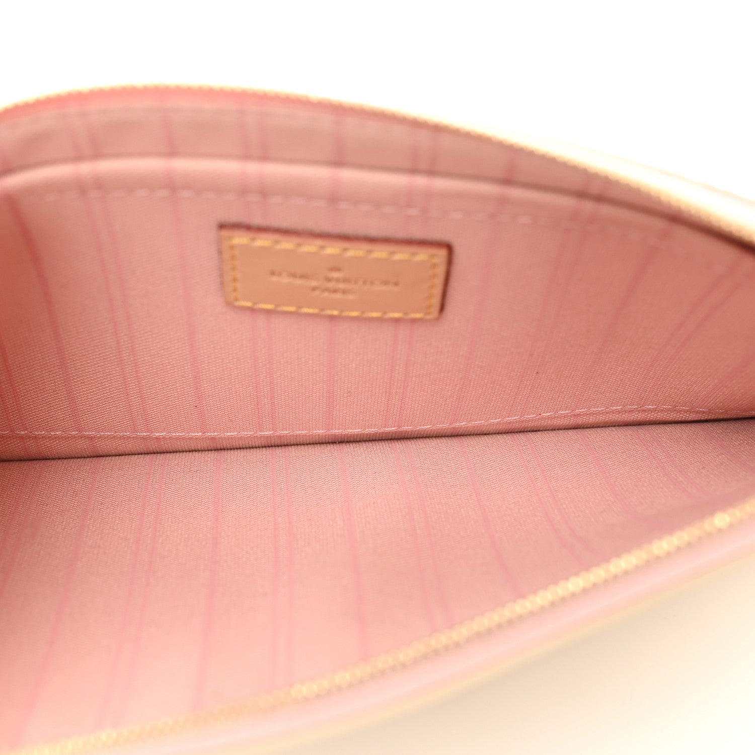Louis Vuitton Damier Azur Neverfull MM GM Pochette Rose Ballerine 5 of 9