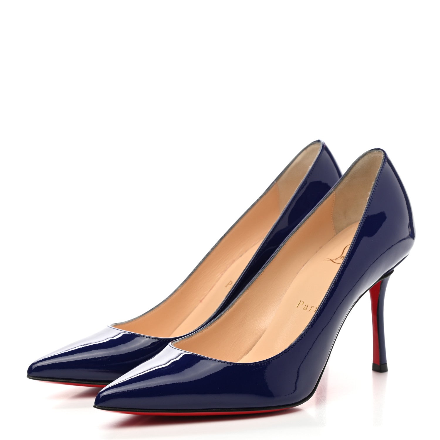 Christian Louboutin Patent So Kate 100 Pumps 36 China Blue 3 of 8