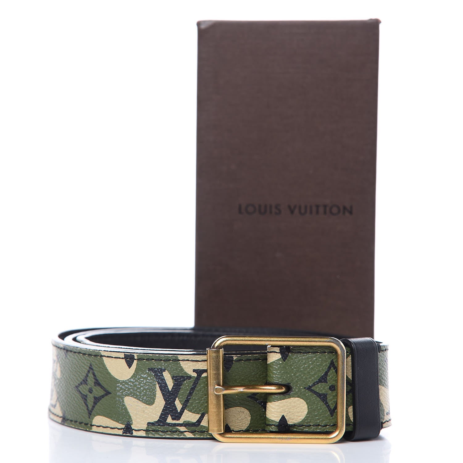 Louis Vuitton Monogramouflage Belt 100 40 8 of 8