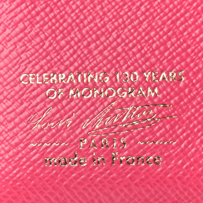 Louis Vuitton Monogram Origine LV Charms Pocket Wallet Rose Ruban 6 of 6