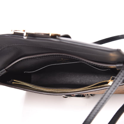 Louis Vuitton Calfskin Reverse Monogram Column Clutch 5 of 11