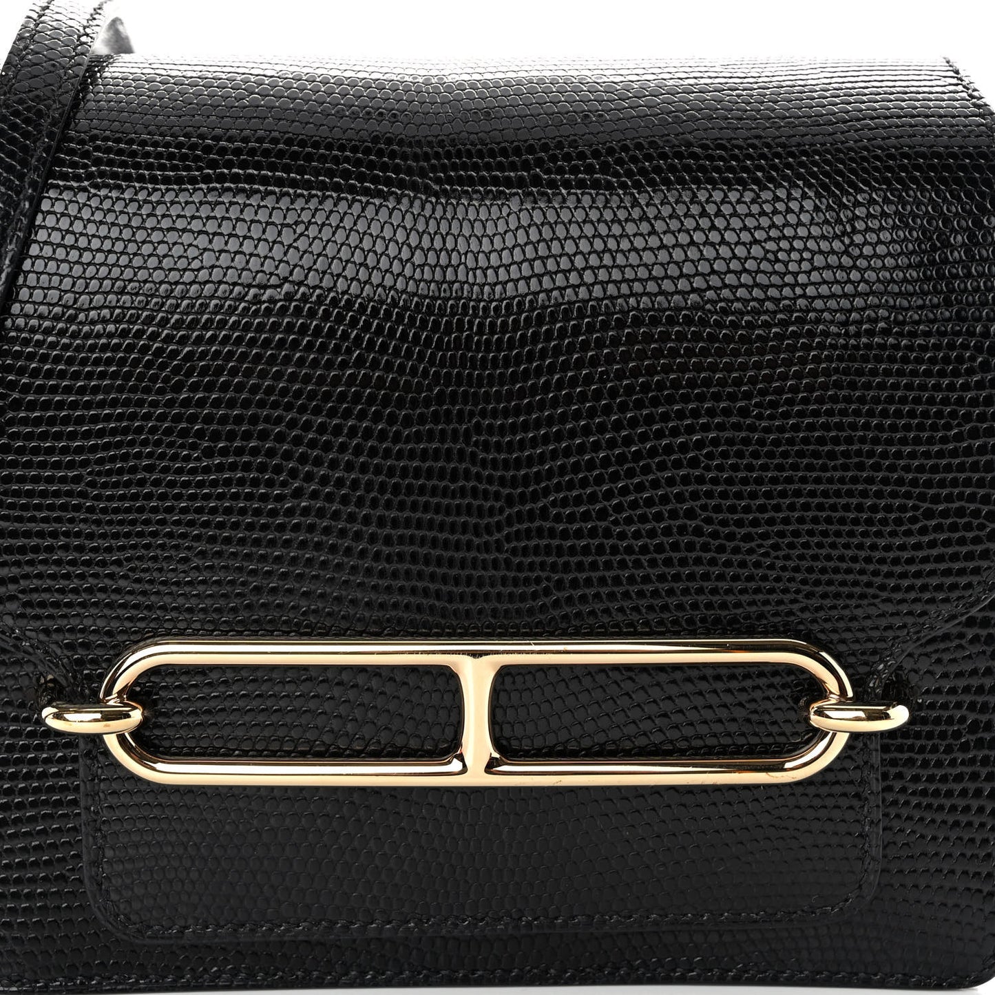 Lizard Mini Sac Roulis Black