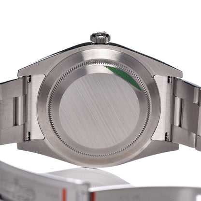 Rolex Stainless Steel 39mm Oyster Perpetual Watch Red Grape 114300 5 of 8